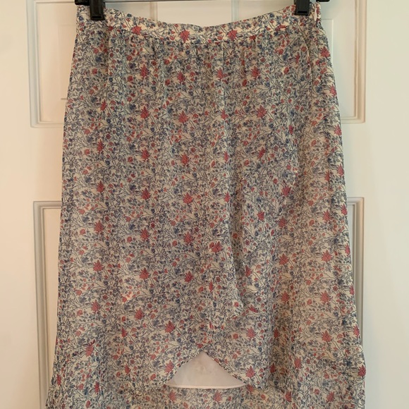 Madewell high low floral skirt - Picture 2 of 4